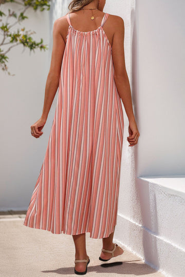 Blush A Line Spaghetti Robe d’été sans bretelles